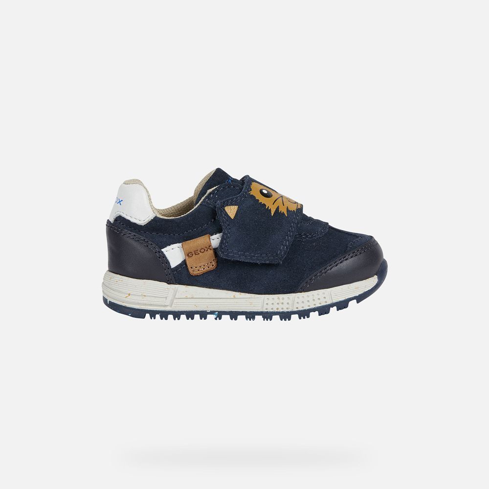 Geox Sneakers Navy Alben Boy - Geox Baby Shoes - PLDNKY849